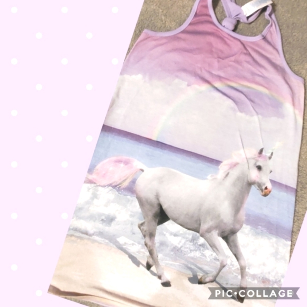 Xl/14  nightgown the childrens place pastel summer horse